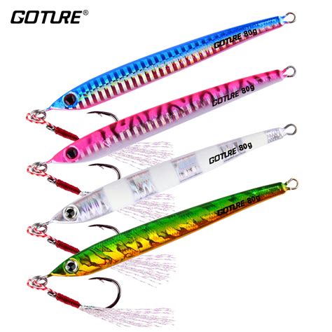 Goture P S Lote G G Jig Colher Isca De Pesca Wobblers Vertical