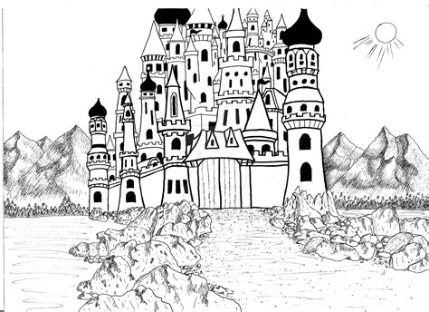 Fantasy Castle by MrMetaice on DeviantArt