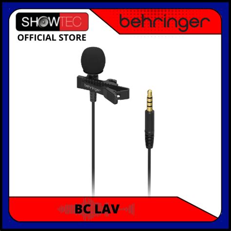 Behringer Bc Lav Lavalier Microphone For Mobile Devices Lazada Ph