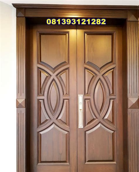 Model Pintu Depan Jati Kupu Tarung Mewah Fasa Furniture Jepara Fasa