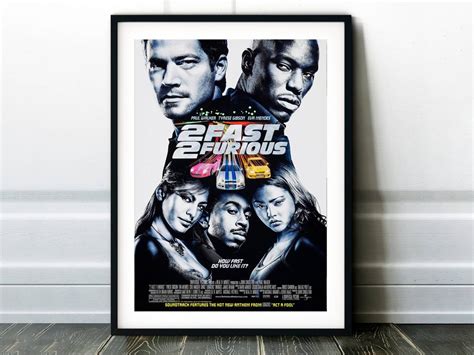 2 Fast 2 Furious Poster - Wall Film Art Print Photo – Poster | Canvas Wall Art Print - Rugsers