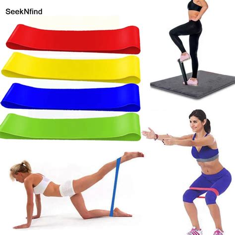 4PCS Sets Resistance Bands Rubber Band Workout Fitness Gym Equipment