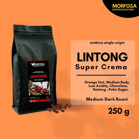 Jual Morfosa Coffee Biji Kopi Bubuk Arabika Lintong Super Crema Gr