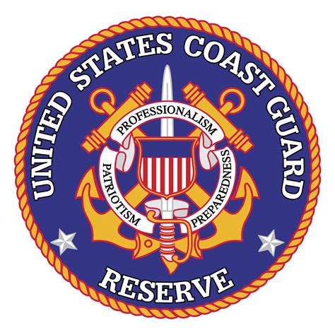 United States Coast Guard Reserve Logo PNG Transparent & SVG Vector