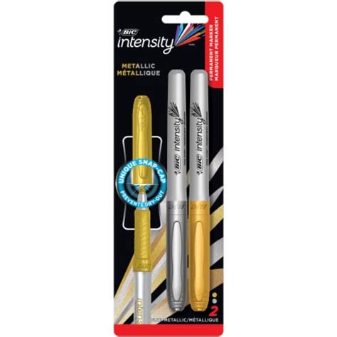 BIC Permanent Marker Intensity Metallic 2 Ct Kroger