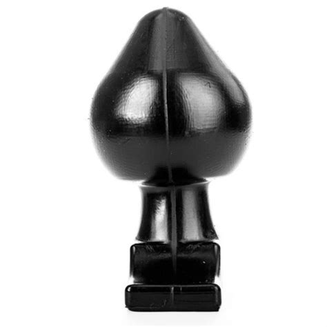 Анален разширител приятно заоблен 19см All Black Anal Plug цена