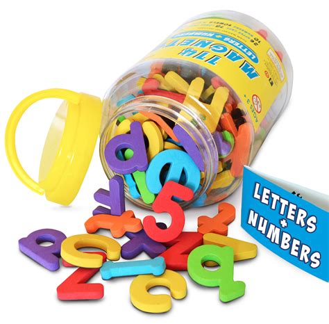 Magnetic Letters Numbers Premium Quality Abc 123 Colorful Foam Alphabet