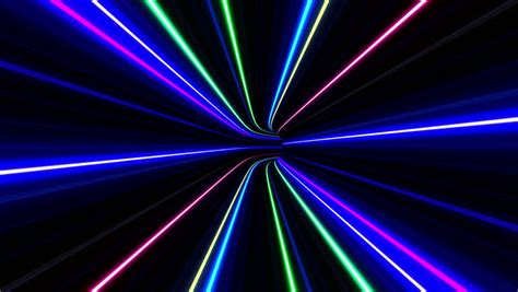 Colorful Neon Light Tube. Stock Footage Video 5544176 - Shutterstock