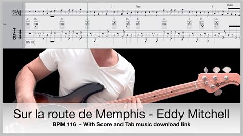 Sur La Route De Memphis Eddy Mitchell Bass Guitar Cover Tabs And