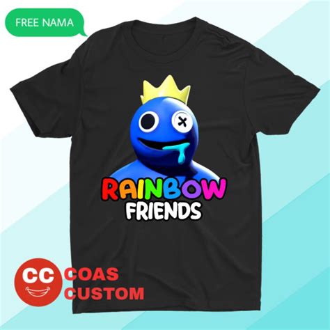 Jual Baju Rainbow Friends Kaos Anak Frew Cetak Nama Shopee Indonesia