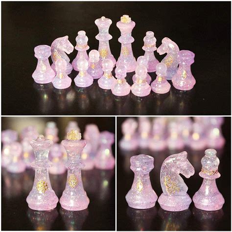 Chess Pieces Resin Molds International Silicone Chess Mold D Etsy