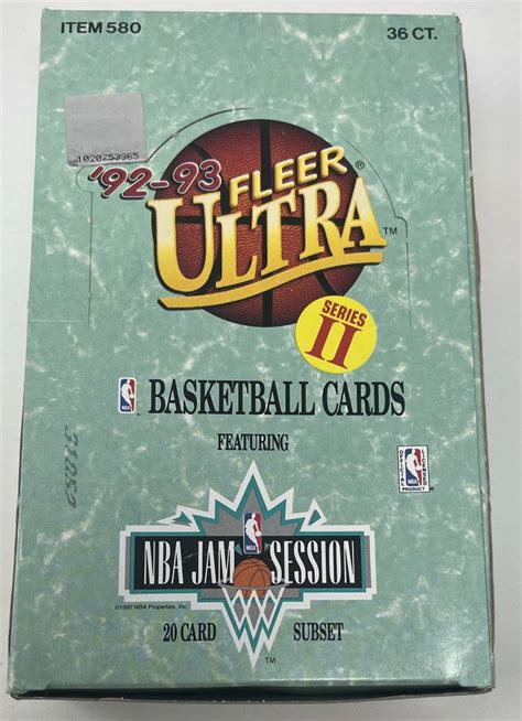 1992 Fleer Ultra Basketball Cards Box Auction