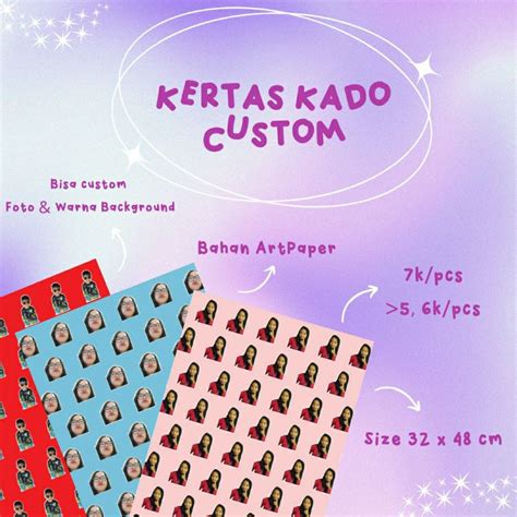 Jual KERTAS KADO CUSTOM Shopee Indonesia