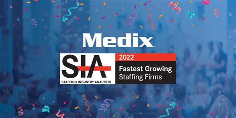 Medix: Staffing Industry Analysts' 2022 Fastest-Growing Staffing Firms