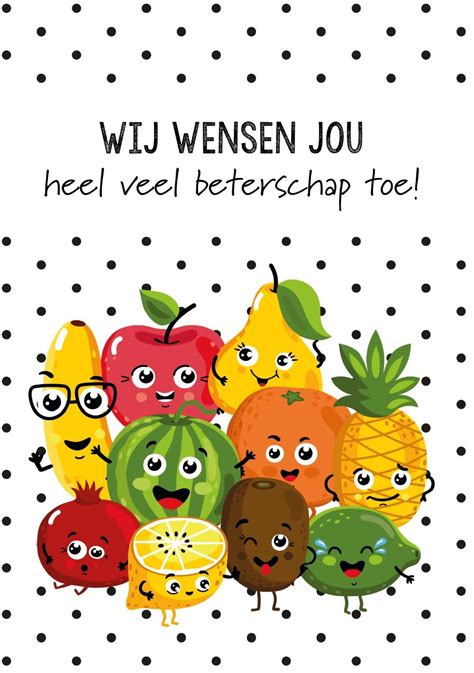 Beterschapskaart Familie Fruit Kaartjeposten Nl