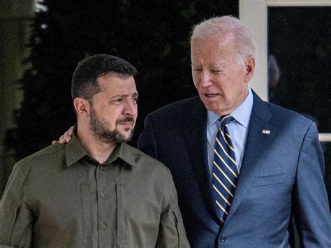 Volodimir Zelenski En La Casa Blanca Joe Biden Le Dice Que Se