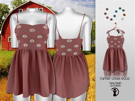 The Sims Resource Farmer Dress Ec05