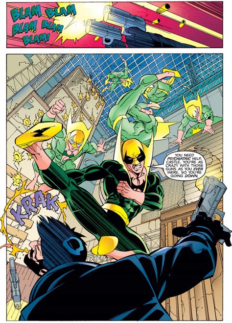 Iron Fist Vs Punisher From Heroes For Hire