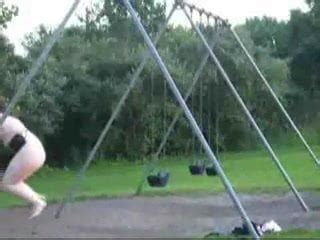 BBW Naked On The Playground Public Nudity Porn XHamster