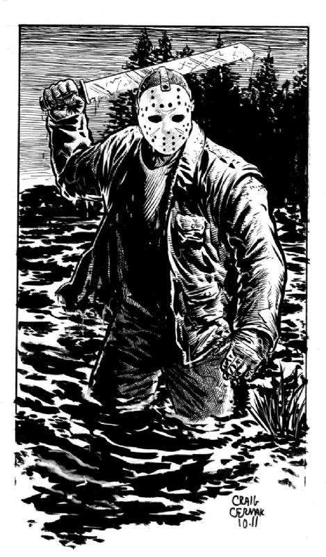 Jason Voorhees Friday The 13th Craig Cermak In Craig Cermak S Pin Ups