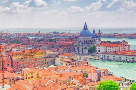 Panoramic View Of Venice From The Campanile Tower Of St Mark S