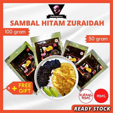 Sambal Hitam Zuraidah Gram Sambal Hitam Pahang Belimbing Buluh