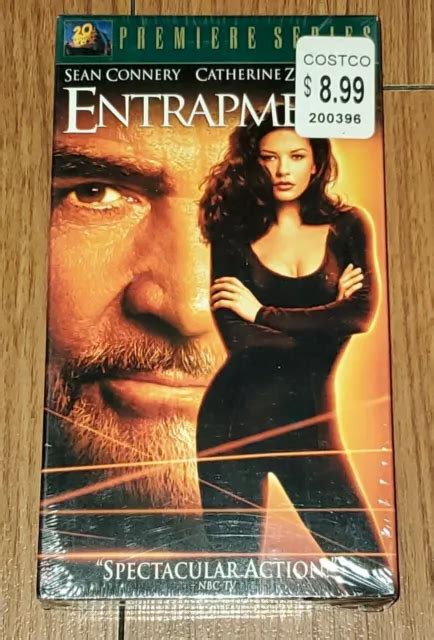 ENTRAPMENT VHS 1999 Sean Connery Catherine Zeta Jones New Sealed 11