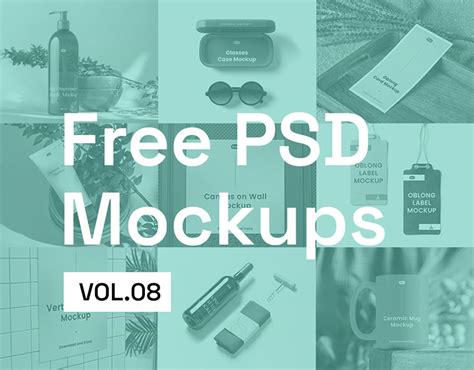 Free PSD Mockups Vol.08 on Behance