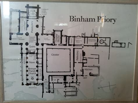 Map Of The Original Priory Buildings Simon Cope Flickr