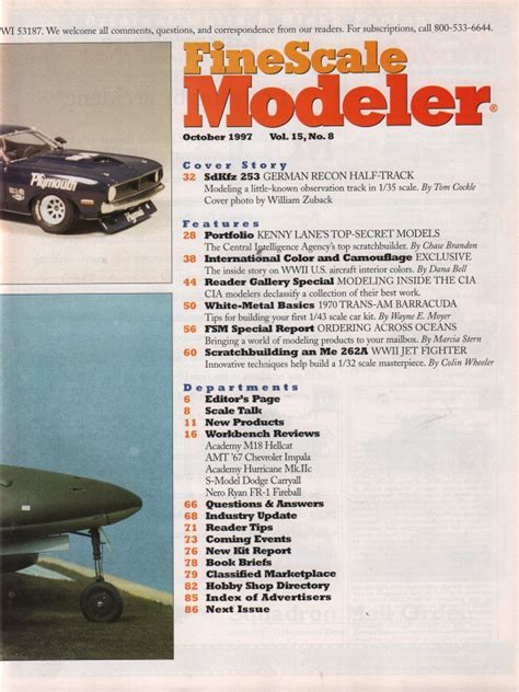 Finescale Modeler Magazine Vol No Th Century House