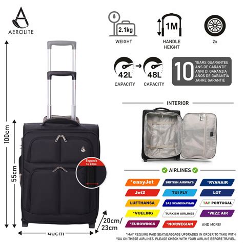 Aerolite 40x30x20cm Wizz Air Maximum Size Eco Friendly Backpack ♻️ Wit Aerolite Uk