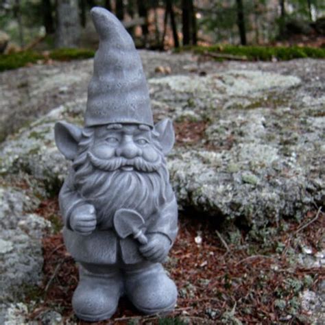 Police Gnome Statue Garden Gnomes Concrete Gnome Cement Etsy