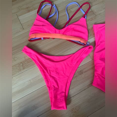 Two Six Swim 3pc Skimpy Bikini With Rash Guard Poshmark