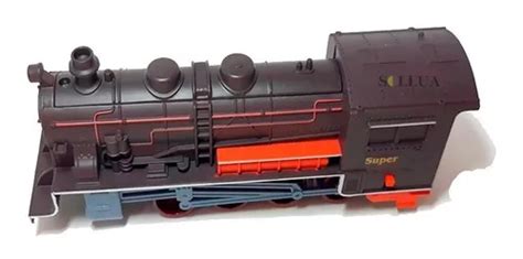 Super Locomotiva Ferrorama Braskit Luz E Som 7 Metros Trilho R 233 Em