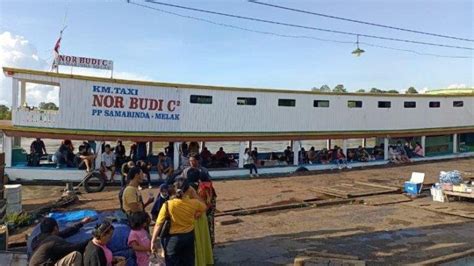 H Lebaran Jumlah Penumpang Di Pelabuhan Melak Kubar Masih Normal