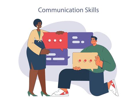 Communication skills concept. 41171505 Vector Art at Vecteezy