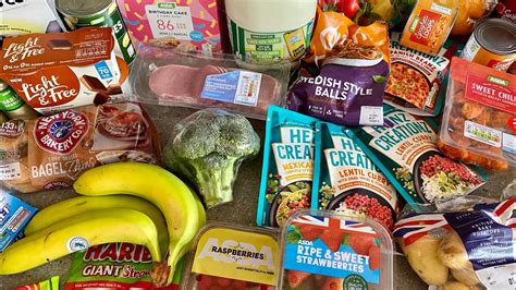 Asda Aldi Food Shopping Haul Slimming World Grocery Haul Uk Youtube