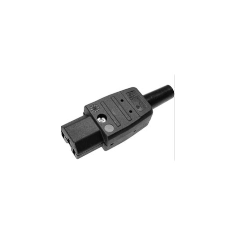 Iec C15 Appliance Plug Female With Slot For 10a