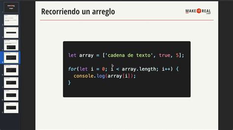 JavaScript Básico Arreglos YouTube