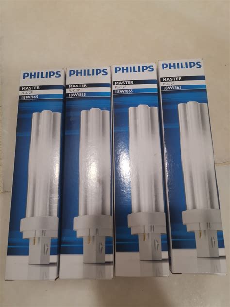 Philips Master PLC 2 Pin 18W Energy Saving Bulb 865 Furniture Home