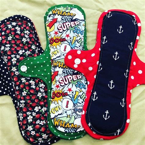 1 X 9 Inches Reusable Sanitary Pad Handmade Eco Friendly Etsy UK