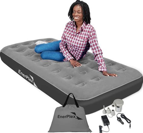 Amazon Co Jp Enerplex Never Leak Camping Series Twin Camping Airbed