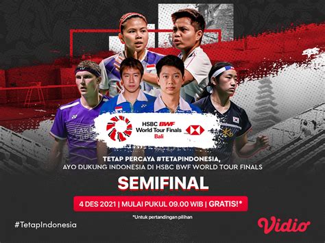 Link Live Streaming Semifinal Bwf World Tour Finals 2021 Hari Ini