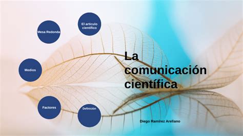 La comunicación científica by Diego Ramírez on Prezi