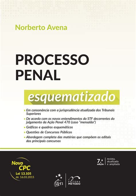 Processo Penal Esquematizado Pdf Norberto Avena