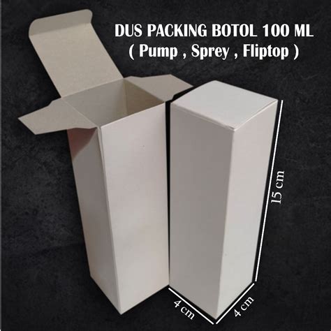 Jual Kardus Botol Ml Polos Box Packaging Botol Ml Kardus