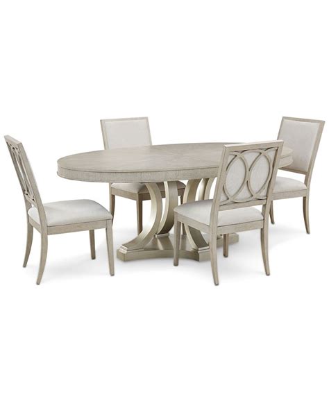 Furniture Rachael Ray Cinema Oval Dining Furniture 5 Pc Set