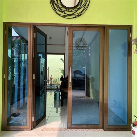 Jual Kusen Aluminium Ykk Pintu Dan Jendela Warna Coklat Kilap Kab