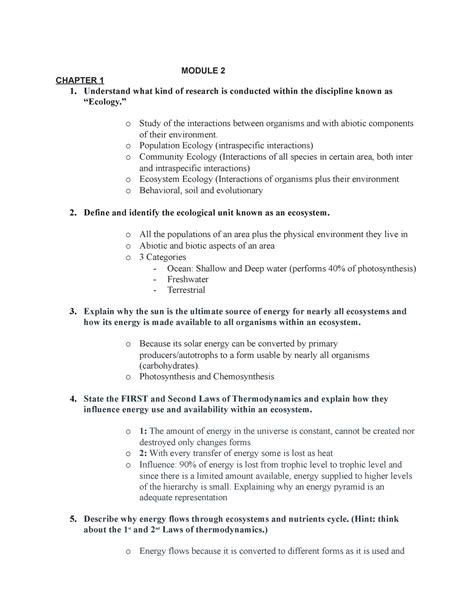 Bio Module Eva Horne Module Chapter Understand What Kind Of