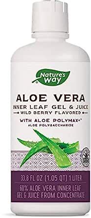 Natures Way Aloe Vera Gel Juice Wild Berry Flavor 1 Ltr Amazon Co